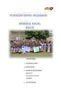 MEMORIA FSS 2016